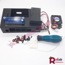 Vỏ hộp Jetson Nano (SP33) có quạt, đế camera và nút bấm 