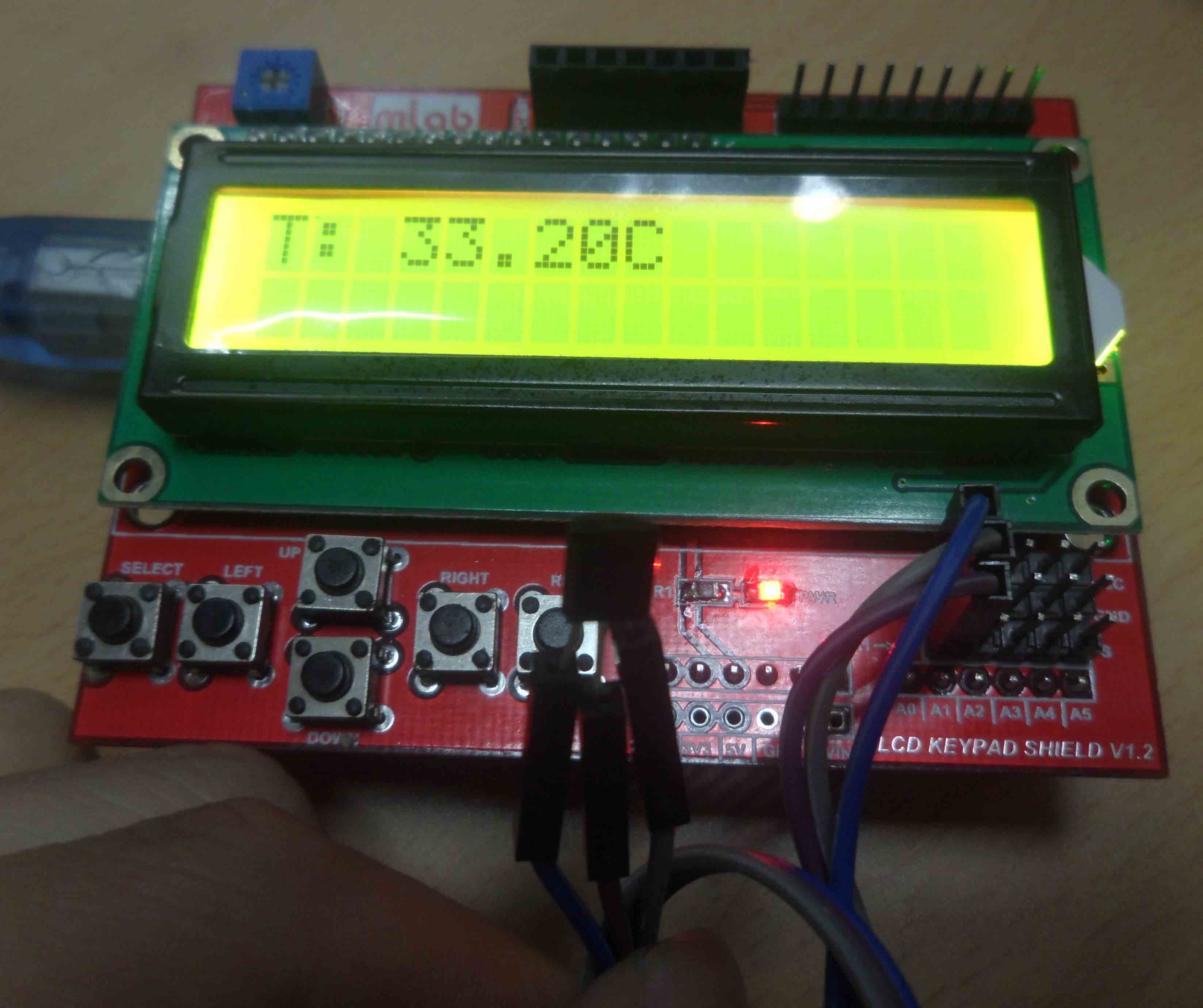 Hướng dẫn sử dụng LCD Keypad Shield với arduino (MLAB)